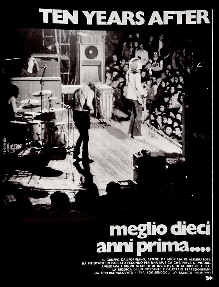 Ten Years After (1972 January to June)