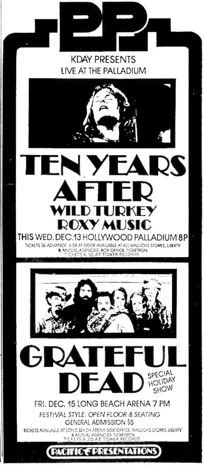Ten Years After (1972 July to December)