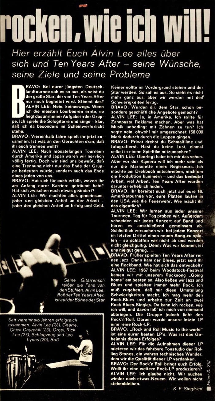 Ten Years After (1972 July to December)