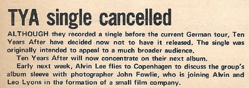 Ten Years After (1969 Jan-July)