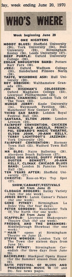 Ten Years After (1969 Jan-July)