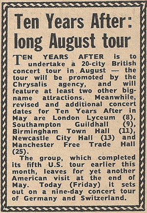 Ten Years After (1969 Jan-July)