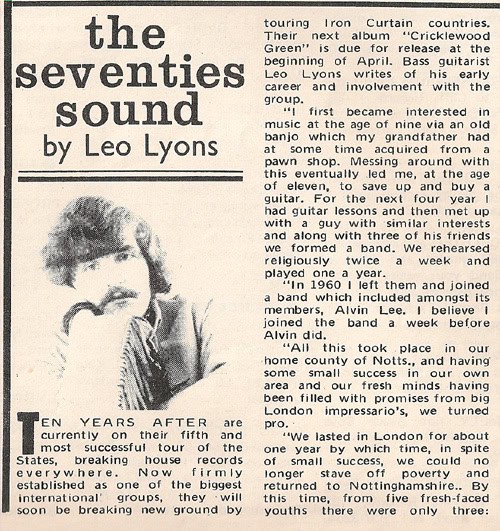 Ten Years After (1969 Jan-July)