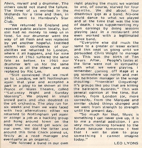 Ten Years After (1969 Jan-July)