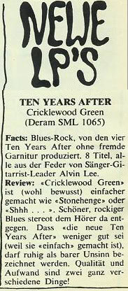 Ten Years After (1969 Jan-July)