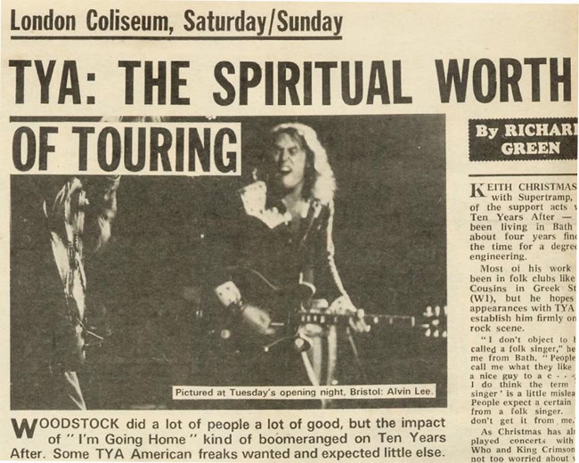 Ten Years After (1971 August to December)