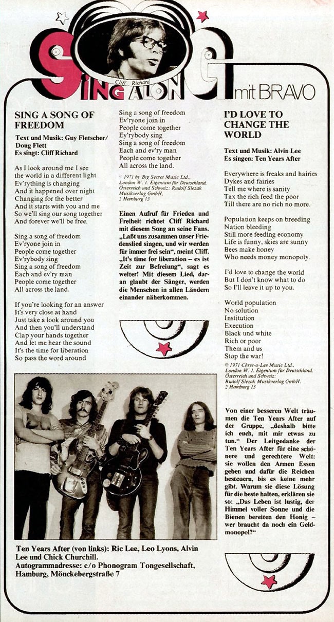 Ten Years After (1971 August to December)