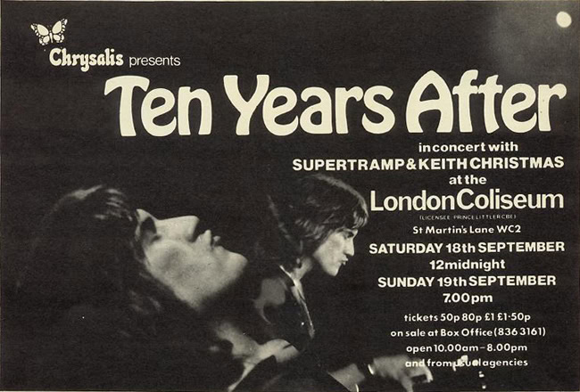 Ten Years After (1971 August to December)