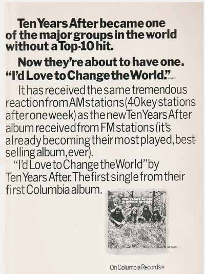 Ten Years After (1971 August to December)