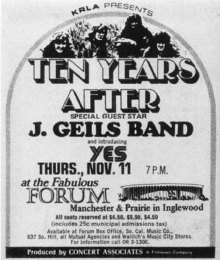 Ten Years After (1971 August to December)
