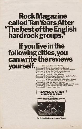 Ten Years After (1971 August to December)