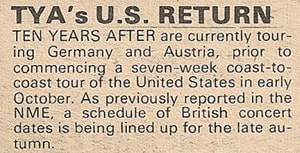 Ten Years After (1972 July to December)