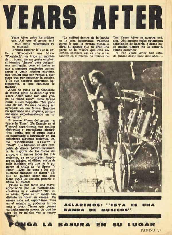 Ten Years After (1972 January to June)