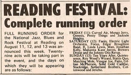 Ten Years After (1972 July to December)