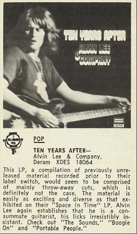 Ten Years After (1972 January to June)
