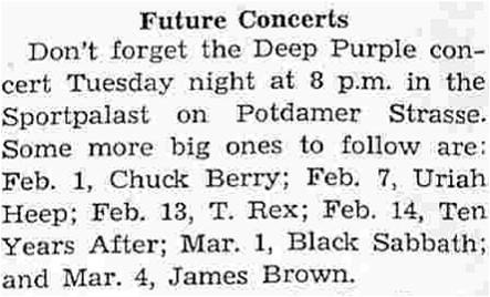 Ten Years After (1973 Newspaper Articles & Photos)