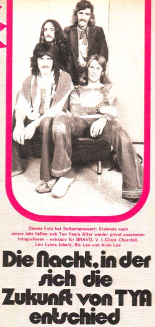 Ten Years After (1973 Newspaper Articles & Photos)