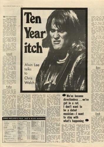 Ten Years After (1973 Newspaper Articles & Photos)