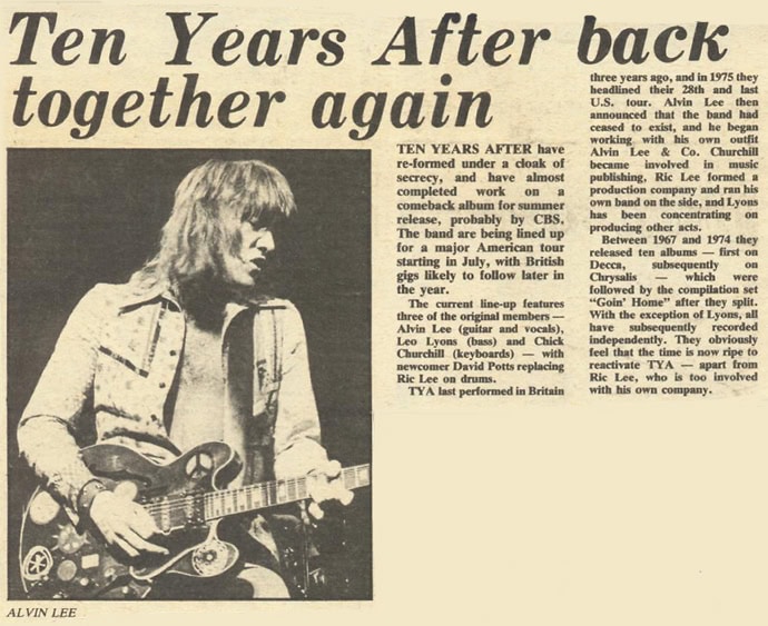 Ten Years After (1977 Alvin Lee & Ten Years After)