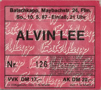 Alvin Lee (1987)