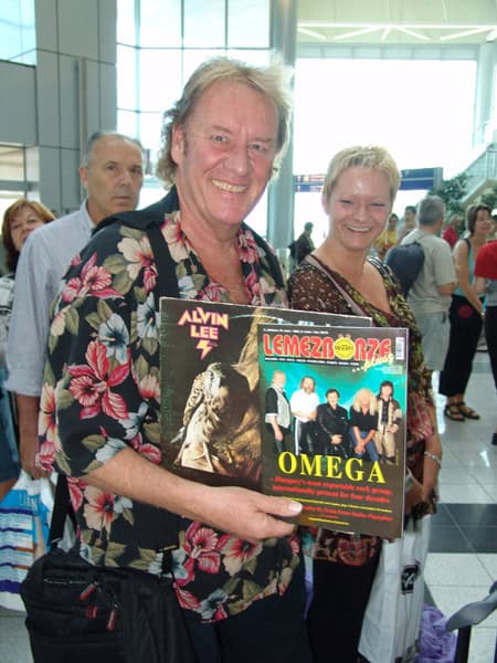 Alvin Lee & his German wife Evi in Stuttgart