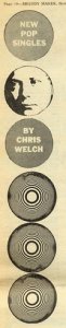 Melody Maker Pop LPs Nov 1967, New Pop Singles by Chris Welch
