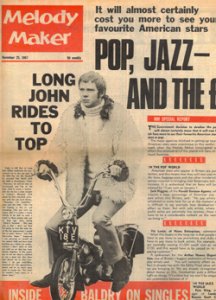 Melody Maker Pop LPs Nov 1967 Cover