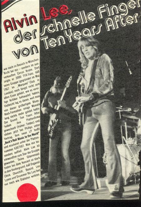 Ten Years After (1972 July to December)