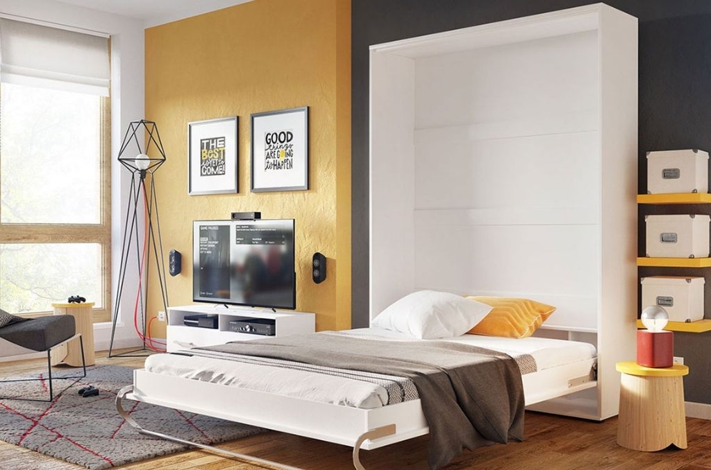 Cama vertical TANDOM I - Branco Brilhante