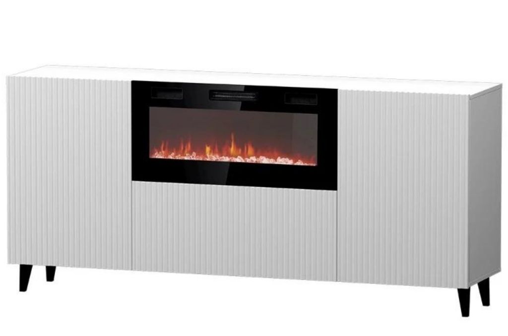 Aparador c/lareira SOFIA - Branco 181cm - Image 2