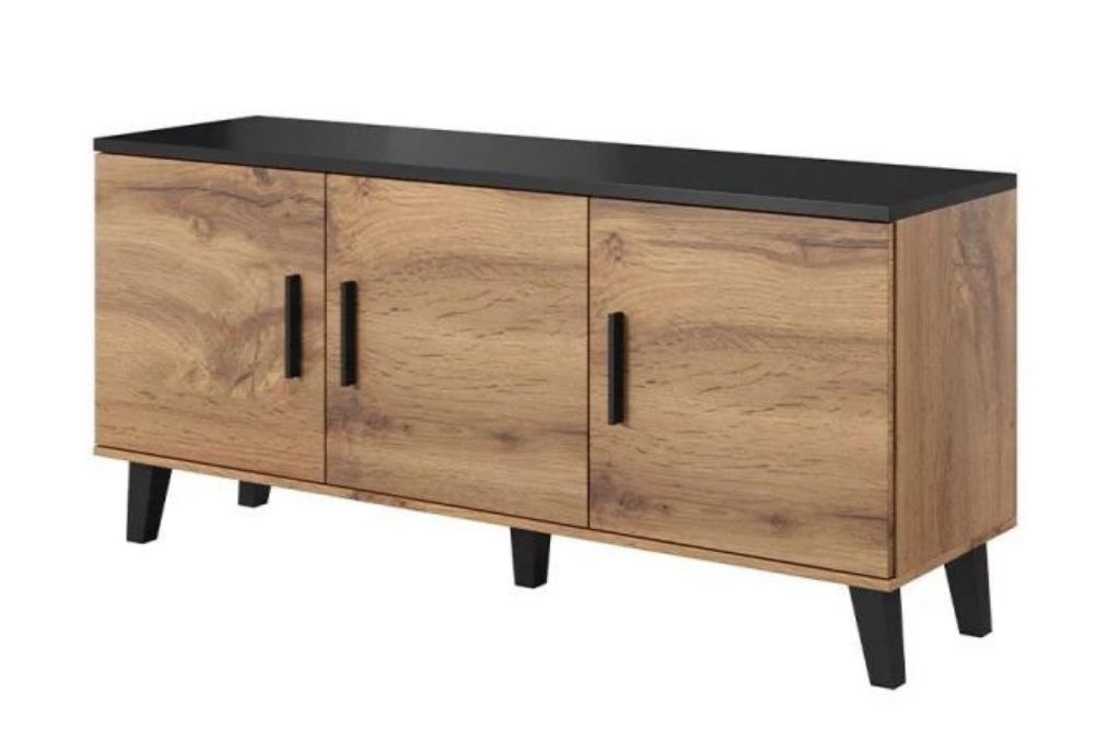 Móvel TV JACKIE 150cm 3D - preto/ wotan - Image 2