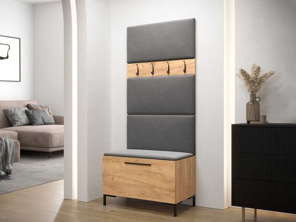 Cabide c/ Sapateira Dilion III - Cinza