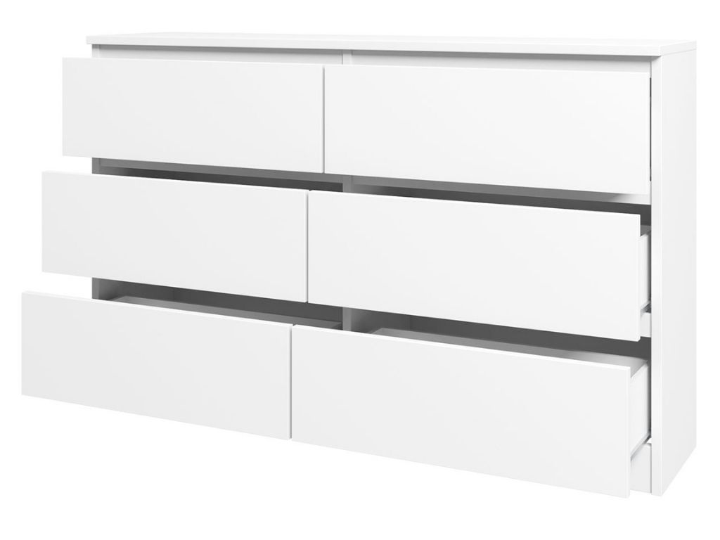 Cómoda MALAWI M6 - Branco, 120cm - Image 2