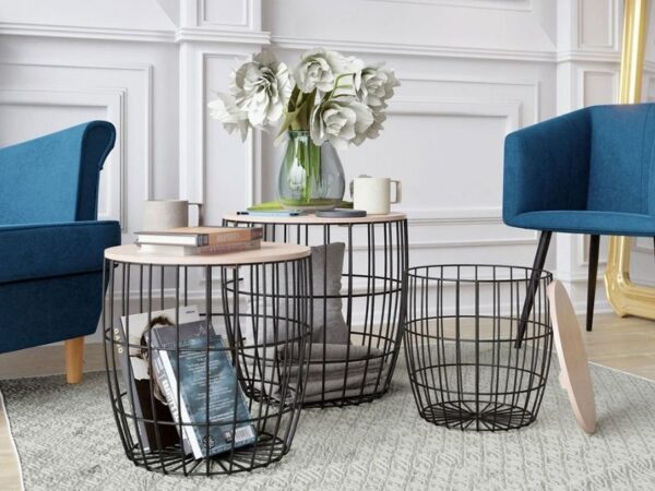 Mesa de Centro HERVAL - preto