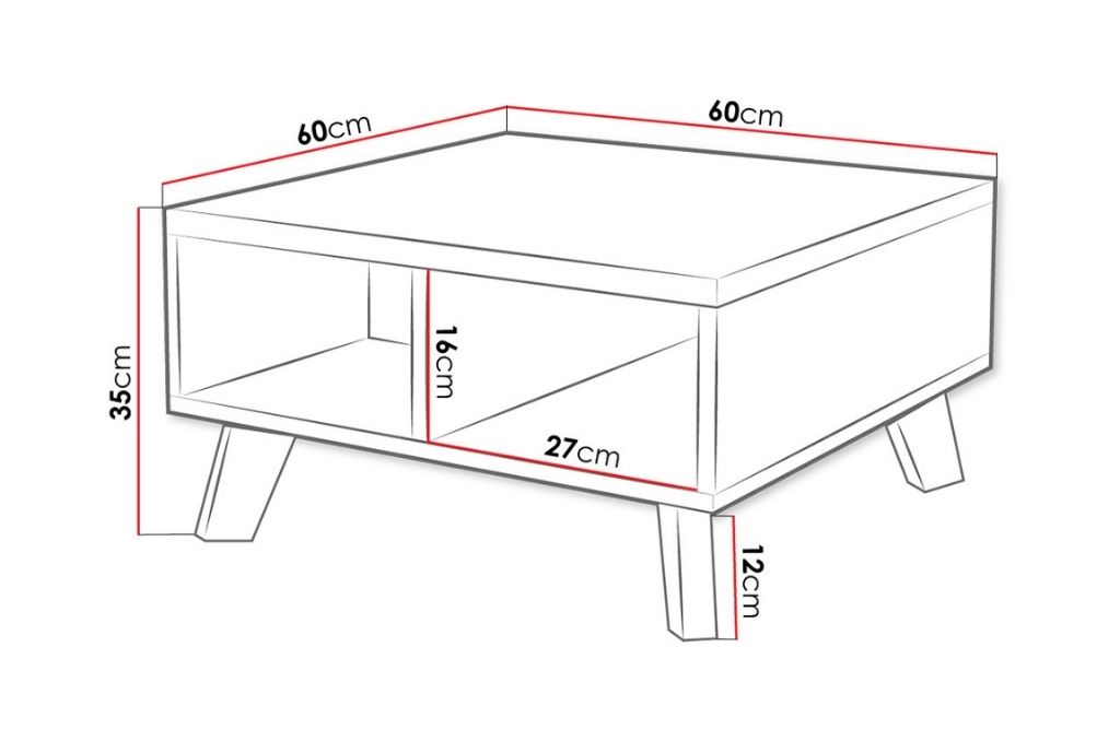 Mesa de Centro JACKIE 60cm - branco - Image 3