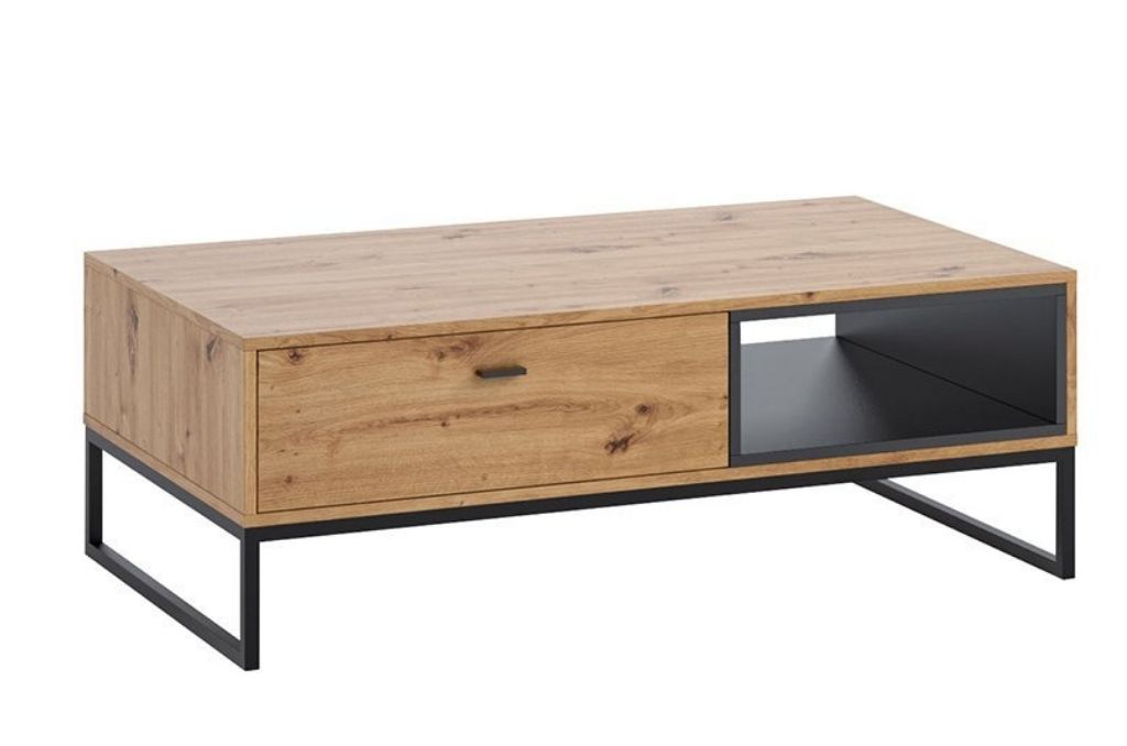 Mesa de Centro OLIVER - carvalho artesanal