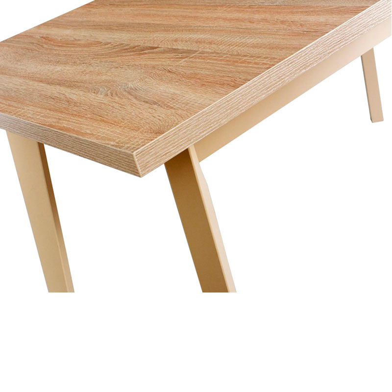 Mesa de jantar CHRIS 5 - grandson/preto, extensível 140 a 180cm - Image 3