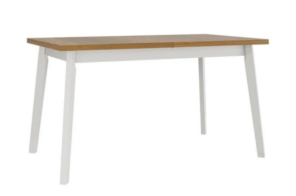 Mesa de jantar CHRIS 5 - grandson/branco, extensível 140 a 180cm