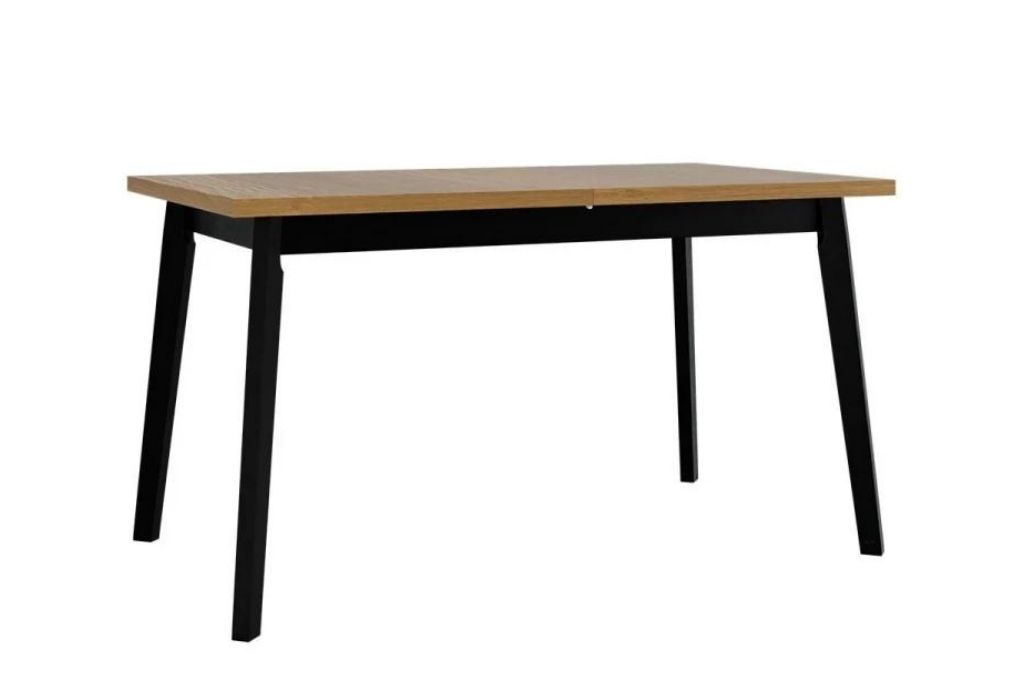 Mesa de jantar CHRIS 5 - grandson/preto, extensível 140 a 180cm
