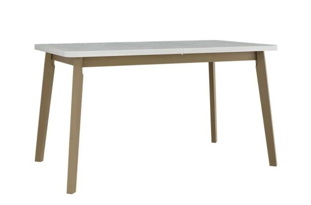 Mesa de jantar CHRIS 6 - branco/sonoma, extensível 140 a 180cm