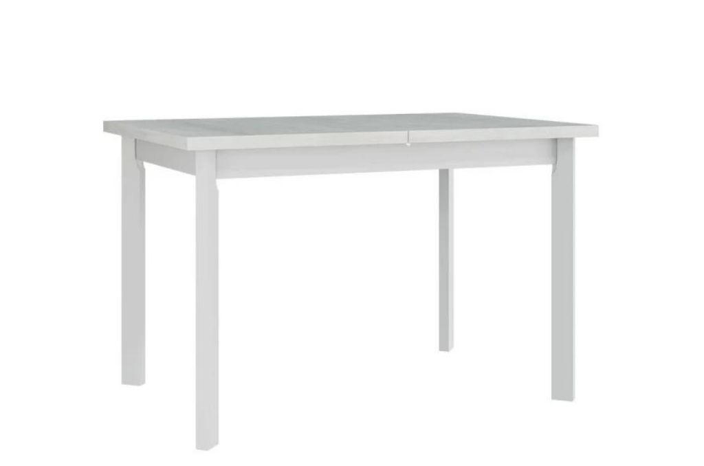 Mesa de jantar ERIC 5P - branco, extensível 120 a 150cm