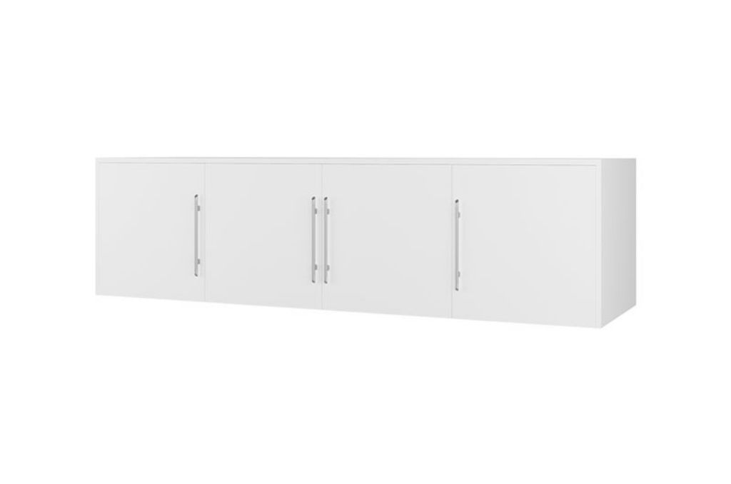 Roupeiro c/espelho CALI II - Branco, 196x245cm - Image 4