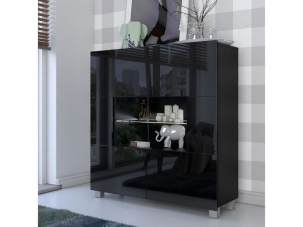 Vitrine BRALINI 110cm - preto