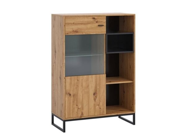 Vitrine OLIVER WIT90 - carvalho artesanal