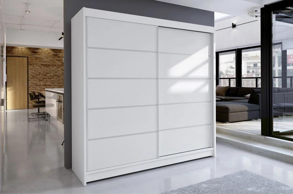 Roupeiro BLANCA II - Branco, 180cm