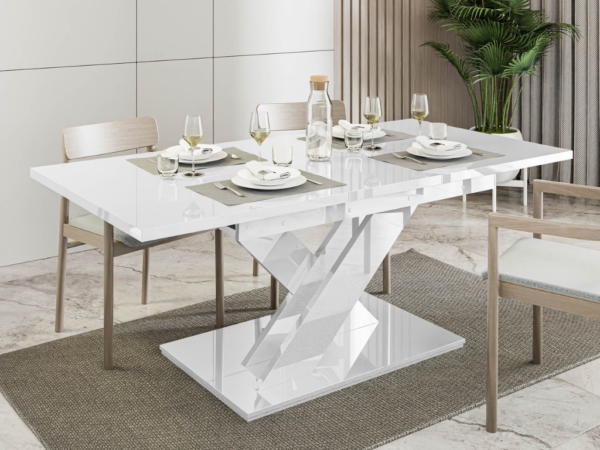 Mesa extensível BRANDA (140-180cm) - branco