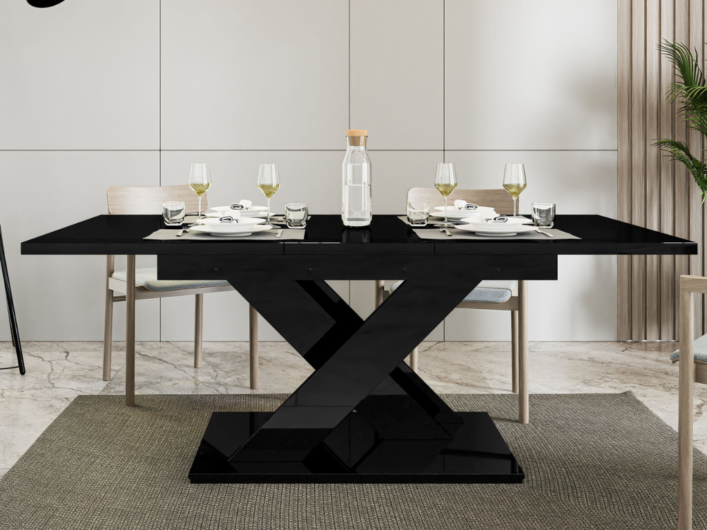 Mesa extensível BRANDA (140-180cm) - preto - Image 2