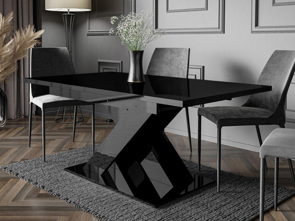 Mesa extensível BRANDA (140-180cm) - preto - Image 3