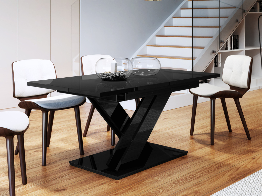 Mesa extensível BRANDA (140-180cm) - preto - Image 4