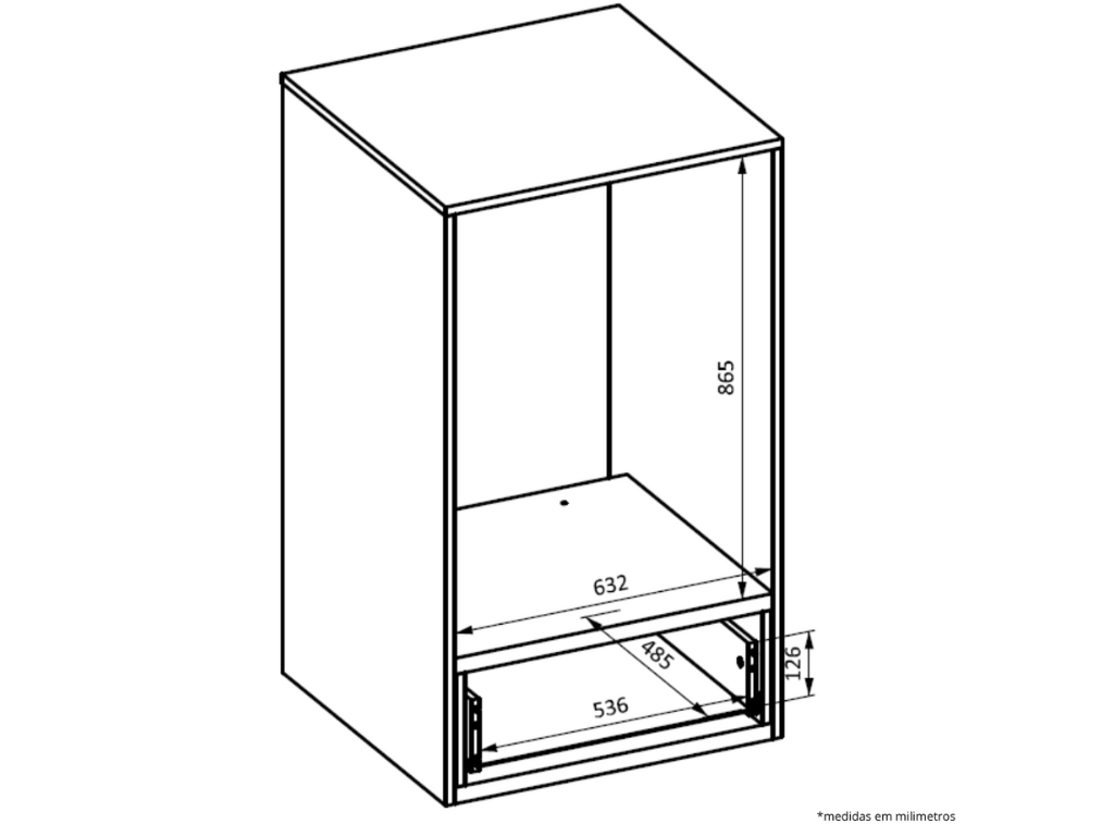Móvel Auxiliar AZARA 01 p/máquina de lavar - Image 4